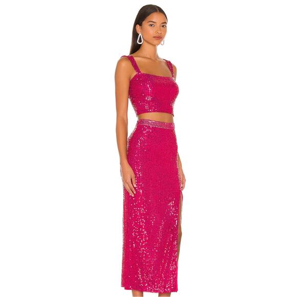 SAYLOR Brinkley Set in Fuchsia 2 Piece Set NWT Size Medium - Picture 2 of 4